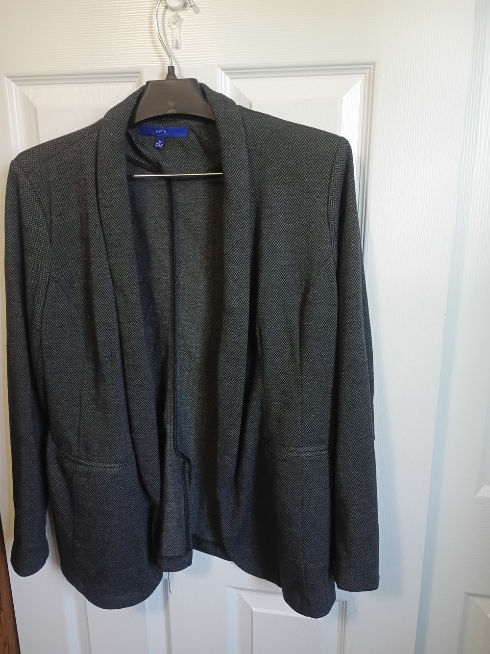Apt. 9 Open-Front Draped Shawl Collar Women's Blazer Jacket